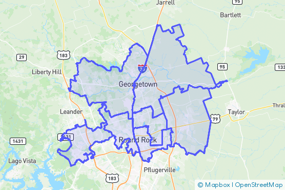 Service Area Map