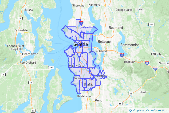 Service Area Map
