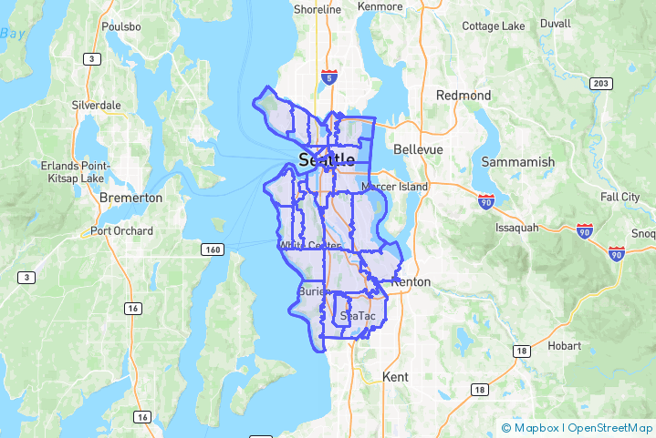 Service Area Map