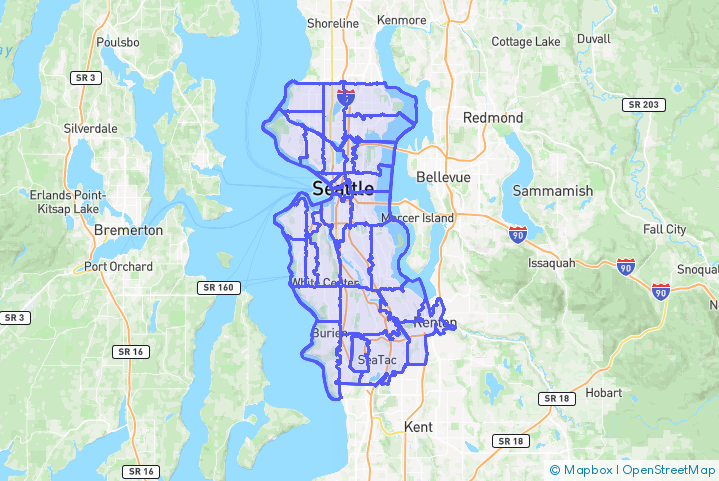 Service Area Map