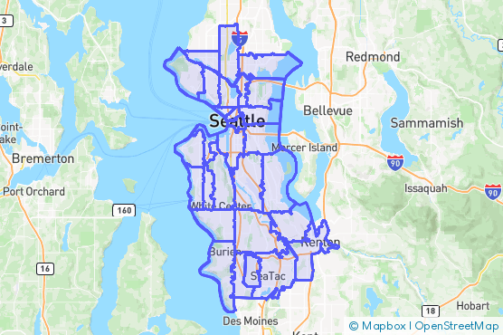 Service Area Map