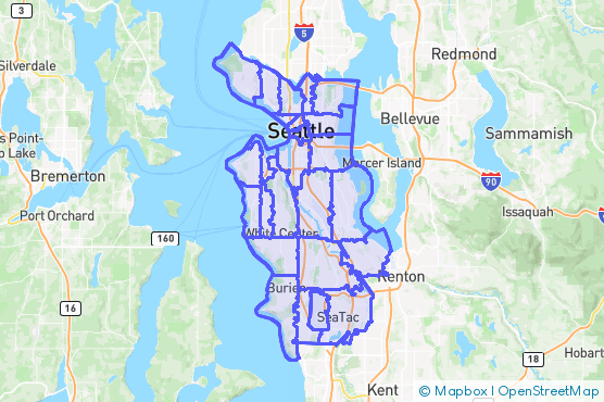 Service Area Map