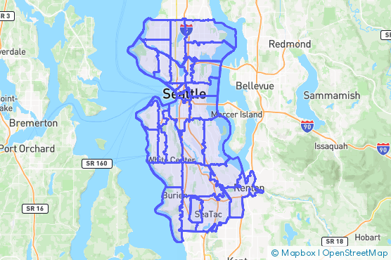 Service Area Map