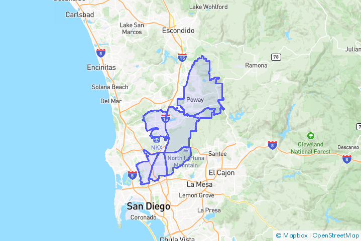 Service Area Map