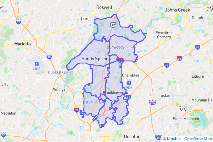 Service Area Map