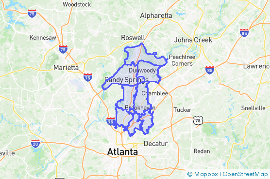 Service Area Map