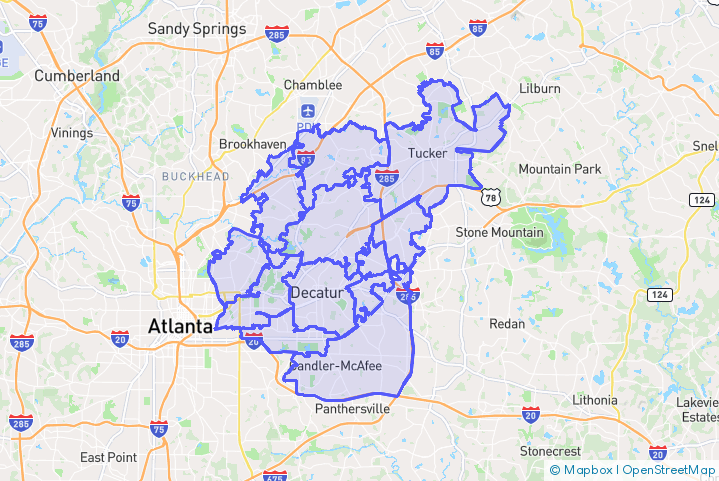 Service Area Map