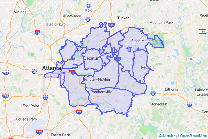 Service Area Map