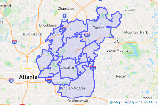 Service Area Map