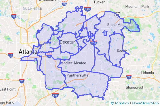 Service Area Map