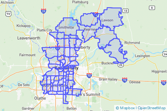 Service Area Map