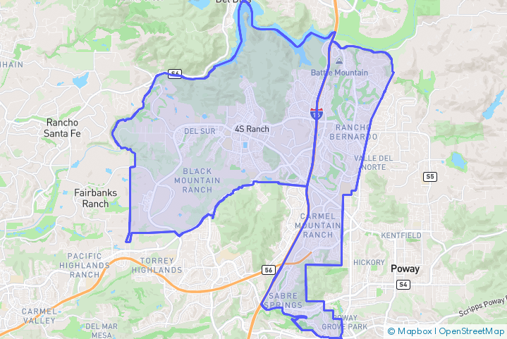 Service Area Map