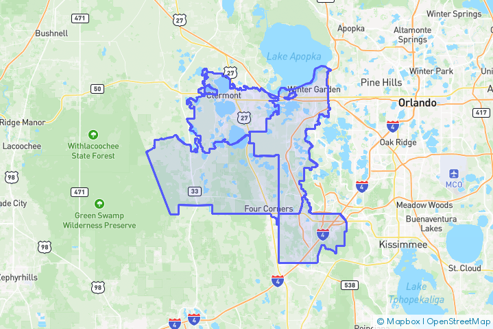 Service Area Map