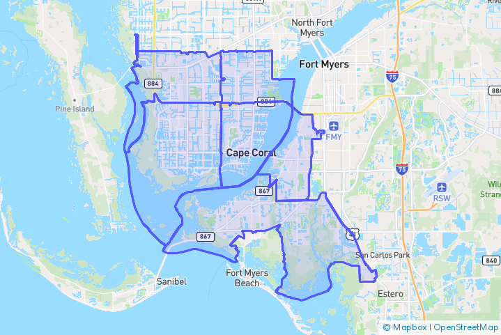 Service Area Map