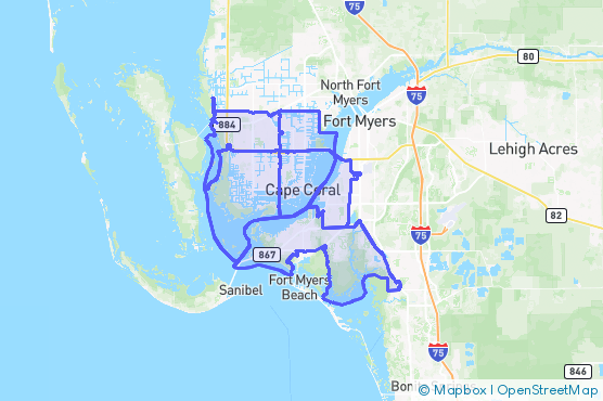 Service Area Map