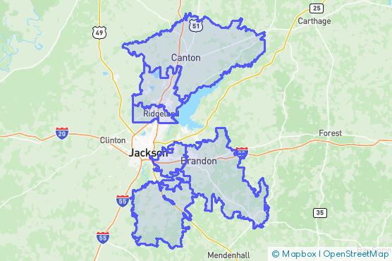 Service Area Map