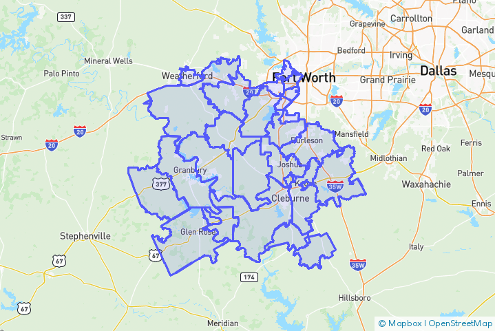 Service Area Map
