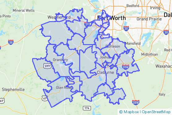 Service Area Map