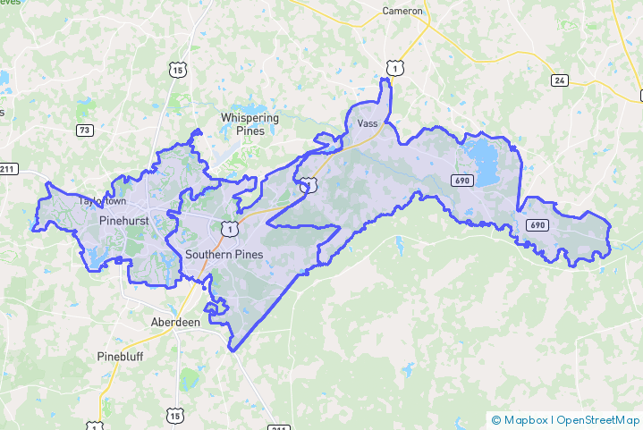 Service Area Map