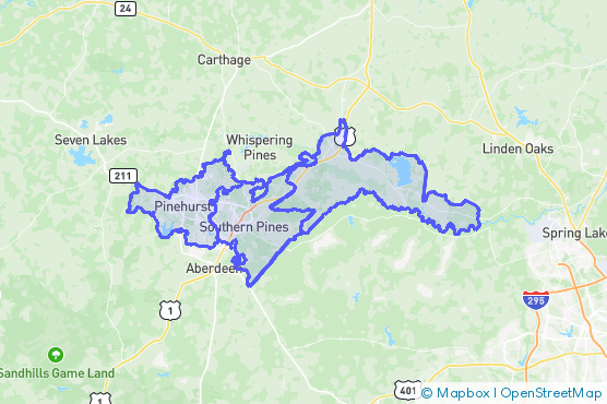 Service Area Map