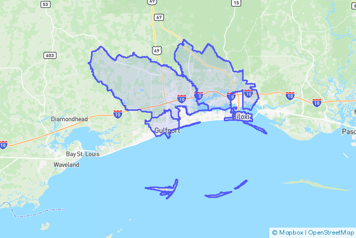Service Area Map