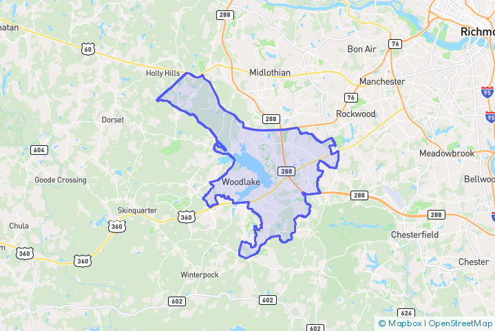 Service Area Map