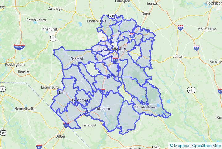 Service Area Map