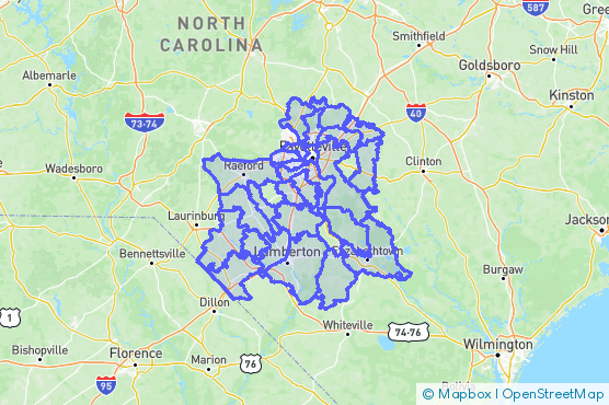 Service Area Map