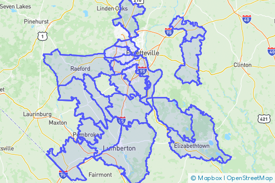 Service Area Map