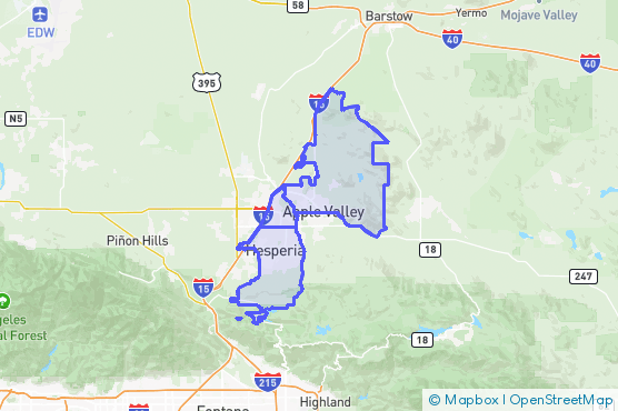 Service Area Map