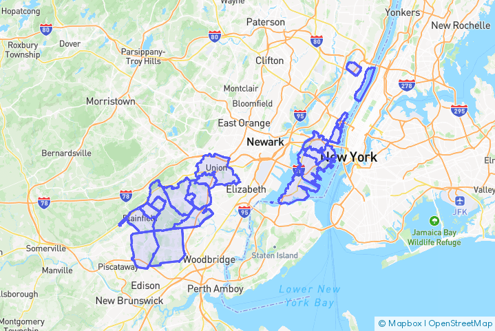 Service Area Map