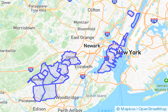 Service Area Map