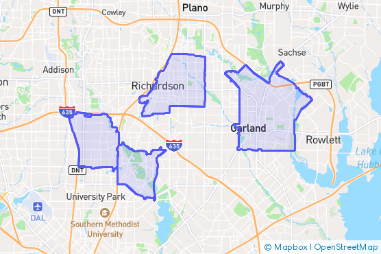 Service Area Map