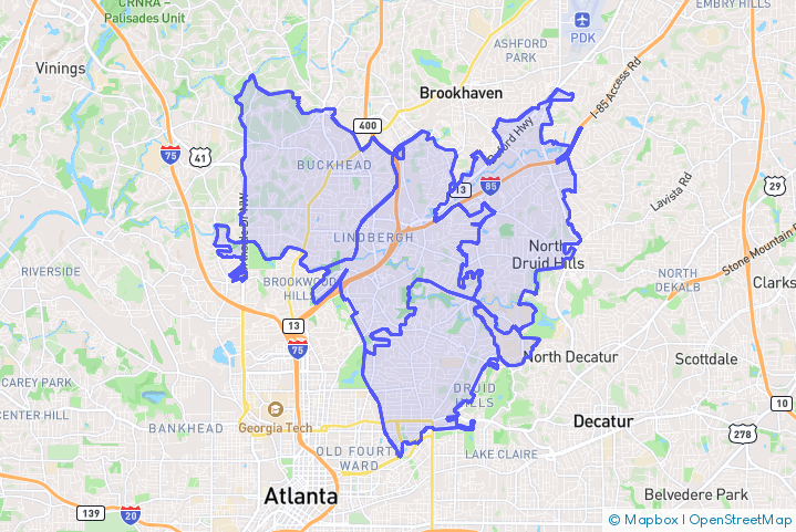 Service Area Map