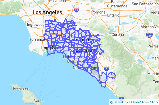Service Area Map