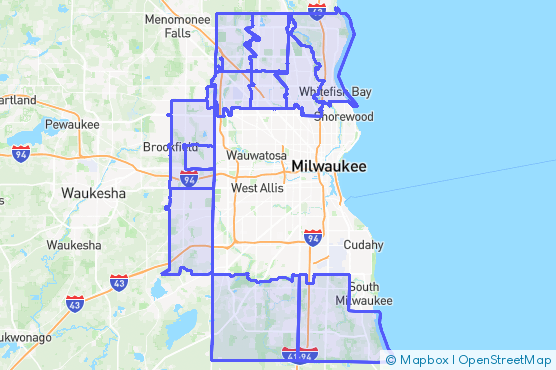Service Area Map