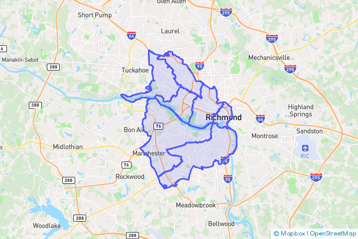 Service Area Map