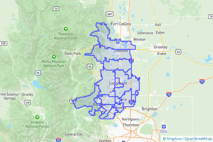 Service Area Map