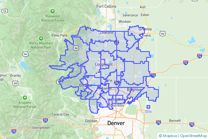 Service Area Map