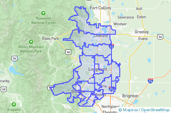 Service Area Map