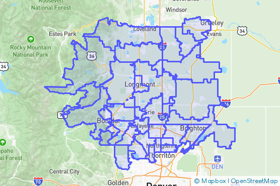 Service Area Map