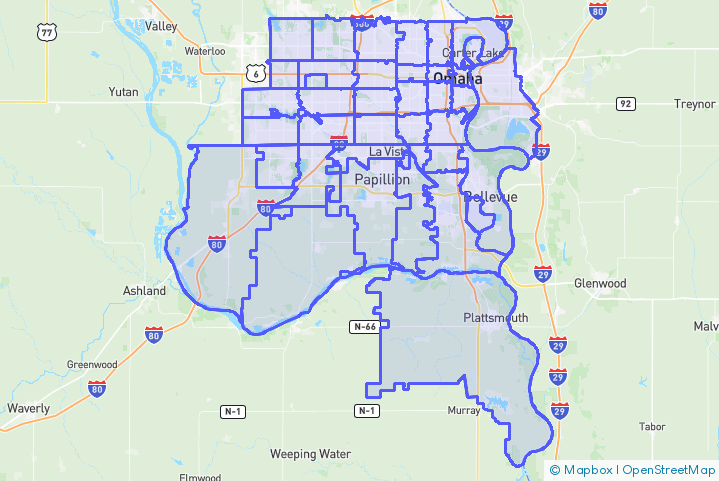 Service Area Map