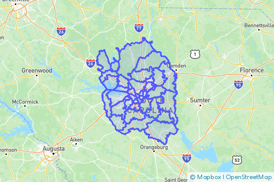 Service Area Map