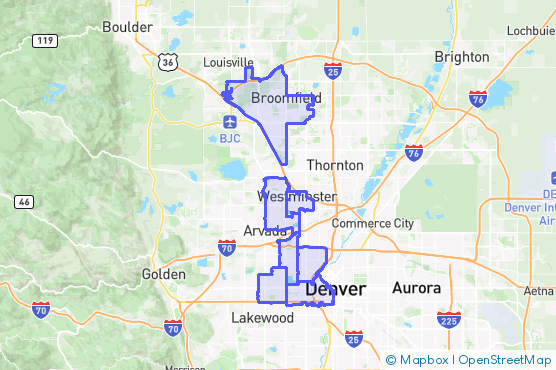 Service Area Map