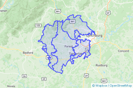 Service Area Map