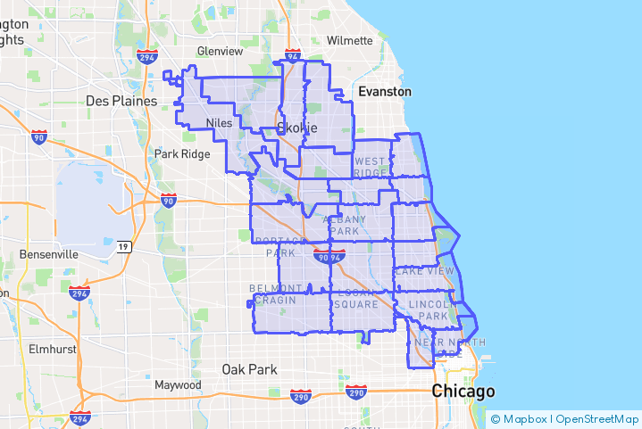 Service Area Map