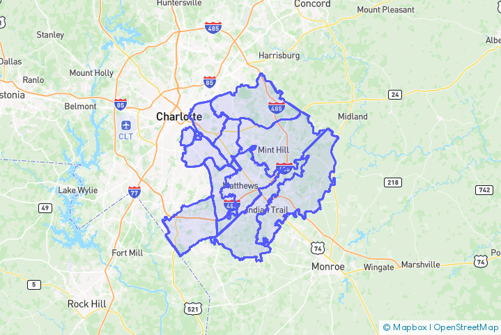 Service Area Map