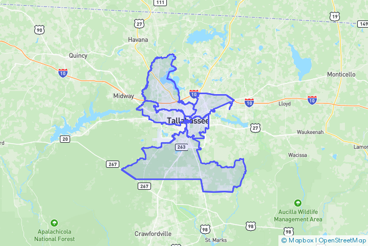 Service Area Map
