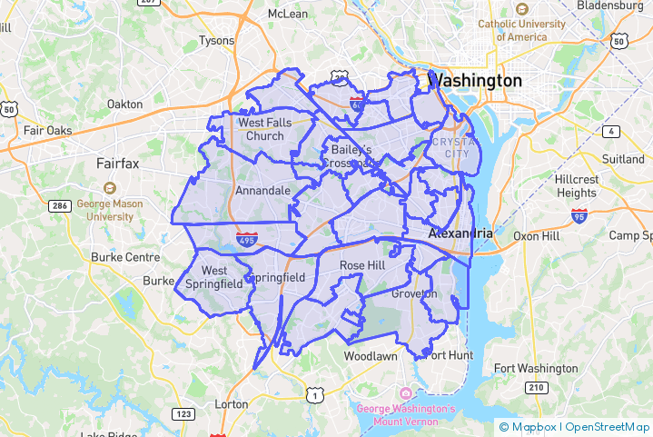 Service Area Map