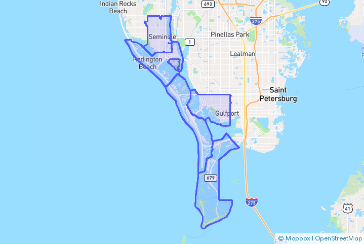 Service Area Map